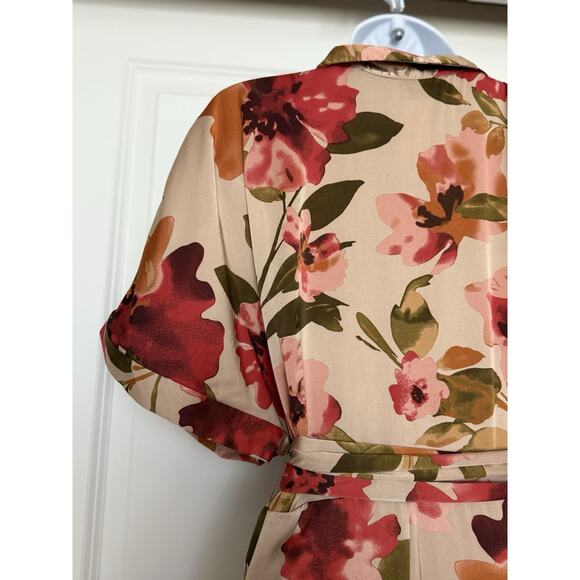 Dress Forum NWT Maxi Praline Bloom Tulip Tie Waist Dress Size M Chic Elegant - Picture 10 of 16